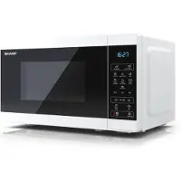 Sharp Microvågsugn 20l Digital panel 800W Vit