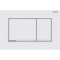 Geberit Sigma 30 kontrollpanel i matt alpin/vit