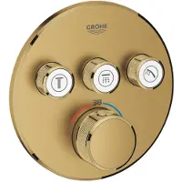 GROHE GRT SmartControl dusch - Frontplatta, Term med 3 ventiler, borstad cool sunrise 29121GN0