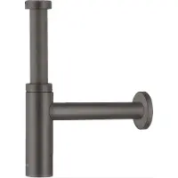 Hansgrohe Flowstar S design vattenlås, borstad svart krom