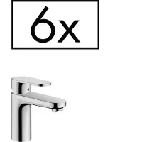 Hansgrohe Vernis Blend 1-grebs håndvaskarmatur 70, med løft-op bundventil, projektpakke (6 stk.), kr
