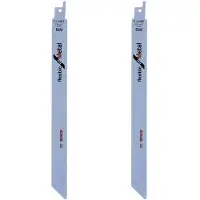 Bosch flexible for Metal S 1122 EF - Sågblad - för rör, bladmetall, profiler - 2 delar - längd: 225 mm - bredd: 19 mm