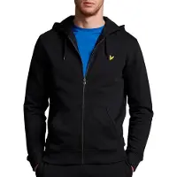 Lyle & Scott Hoodies Zip Through Hoodie Svart