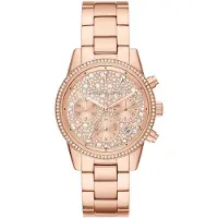 Michael Kors Klocka - - Ritz - Rostfritt stål - Roséguld - Vattentålighet 5 ATM