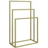 Super Merchant Vidaxl Fristående Handdukshängare, Guld, 48X24X79 Cm, Järn