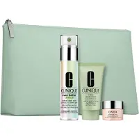 Clinique SET (EVEN BETTER CLINICAL RADICAL DARK SPOT CORRECTOR+INTERRUPTER 30 ml + 7DAY SCRUB 30ML + ALL ABOUT EYES 5ML)