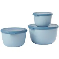 Mepal 106231015700 Cirqula 3 delar, Plast, Nordic Blue, 19,5 x 19,2 x 12 cm