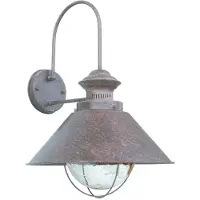 Faro Vägglampa utomhus Nautica-P, Brun / rost, Metall, Utomhusvägglampa