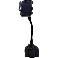 IWH Dryckeshållare Mobilhållare för bil 360° vridbar 55 - 90 mm
