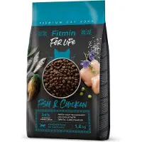 Fitmin Cat For Life Adult Fisk och kyckling 1,8 kg för vuxna katter med fisk och kyckling