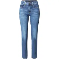 Levi's Jeans '724 High Rise Straight' blå denim