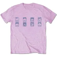 Ginza.se BT21: Unisex T-Shirt/Group Squares (Pink) (Small)