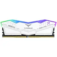 Team Group T-Force DELTA RGB - DDR5 - sats - 32 GB: 2 x 16 GB - DIMM 288-pin - 6000 MT/s / PC5-48000 - CL38 - 1.25 V - ej buffrad - on-die ECC - vit