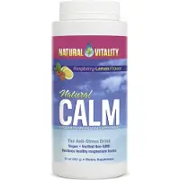 Natural Vitality , CALM, Avslappnande Dryck Mix, Hallon-Limone, 16 oz (453 g)