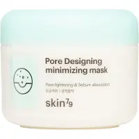 Skin79 Green Tea Purifying Clay Mask Pore Designing Minimizing Mask Rose Waterful Sleeping Mask 3,38 fl.oz (100ml) - Made In Korea (Pore Designin