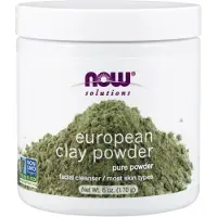 Now , Solutions, Européisk lera pulver, 6 oz (170 g)