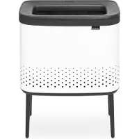 Brabantia 200502, 60 l, Rektangulär, MDF, Vit, Svart