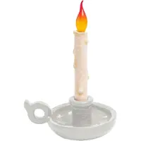 Seletti Bordslampa , Grimm Bugia, dimbara, Vit, Vardagsrum, Plast, Design