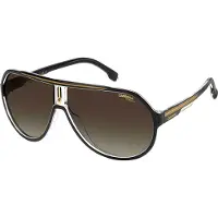 Carrera Aviator Mens Black Gold Brown Gradient 1057/S