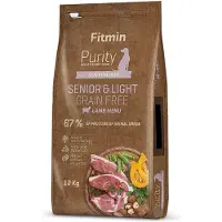 Fitmin Dog Purity Spannmålsfri Senior &amp; lätt lamm 12 kg