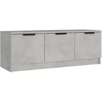 vidaXL Tv-bänk betonggrå 102x35x36,5 cm konstruerat trä