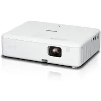 Epson CO-W01 - 3LCD-projektor - bärbar - 3000 lumen (vit) - 3000 lumen (färg) - WXGA (1280 x 800) - 16:10 - svart / vit