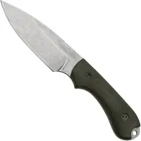 Bradford Knives Guardian 3, 3S-102-MC, 3D OD Green Micarta, CPM-Magnacut, Sabre Grind, Stonewash Finish, fixed knife
