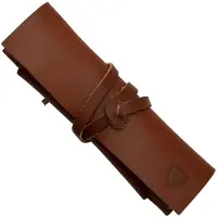 Helle Sharpening Stone S 300301 grit size 300/500, leather sheath
