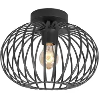 Freelight Taklampa Aglio, dimbar, Svart, Vardagsrum / matsal, Metall, Modern, Taklampa