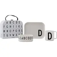 Design Letters Middagsset - Tritan - 3 Delar - Classics In A Sui - - One Size - Middagsset