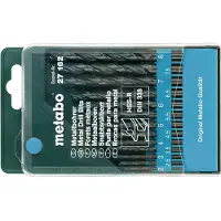 Metabo 627162000 Metall-spiralborr 13 delar 2 mm, 2.5 mm, 3 mm, 3.5 mm, 4 mm, 4.5 mm, 5 mm, 5.5 mm, 6 mm, 6.5 mm, 7 mm, 7.5 mm, 8 mm 1 st