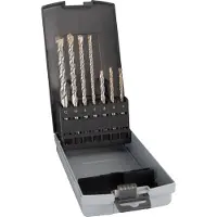 Makita Borrsats för betong B-49046; SDS-Plus; 5-12 mm; 7 st.
