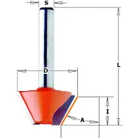 Cmt Fasfräs ; S=6 mm; D=26 mm
