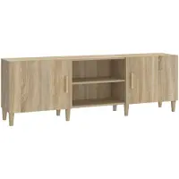vidaXL Tv-bänk sonoma-ek 150x30x50 cm konstruerat trä