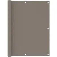 vidaXL Balkongskärm taupe 120x300 cm oxfordtyg