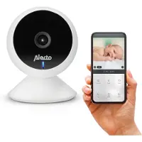 Alecto SMARTBABY5, 1920 x 1080 pixlar, CE, Wi-Fi, 2.4 GHz, kamera, Vit