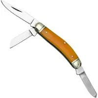 Cold Steel Gentleman's Stockman FL-GSTKM-Y, Yellow Bone, pocket knife