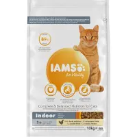 IAMS CAT Vitality vuxen innekatt med kyckling 10 kg