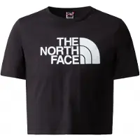The North Face T-shirts med korta ärmar Girls S/S Crop Easy Tee flickor - Svart - 10 Jahre