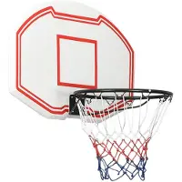 vidaXL Basketplatta vit 90x60x2 cm polyeten