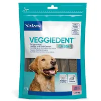 Virbac Veggiedent tuggremsor för hund L (från 30 kg) (15 st)
