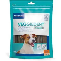 Virbac VEGGIEDENT Fresh för hundar - 15 x 17 g S för små hundar (5-10 kg)