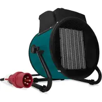 Vonroc Elektrisk värmefläkt – 3300W/5000W – keramisk | Trefasström 400V