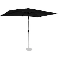 Vonroc Premium Parasoll Rapallo 200x300cm – Justerbart, Högkvalitativ Polyesterduk, 50+ UPF, Inkl. Överdrag