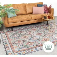 FRAAI Vintage matta | Imagine Oriental grön hos Volero | 200x290 cm | Polyester | Symmetrisk | Rektangulär | Låg lugg