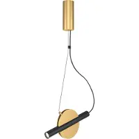 Maytoni Pendellampa Enigma, Mässing / guld, Sovrum, Metall, Modern