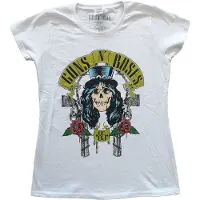 Ginza.se Guns N Roses: Guns N' Roses Ladies T-Shirt/Slash '85 (White) (Large)