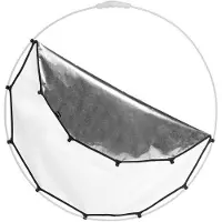 Lastolite tyg Silver/White för HaloCompact