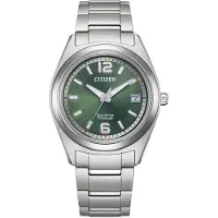 Citizen Super Titanium Entry Ladies Eco-Drive green FE6151-82X