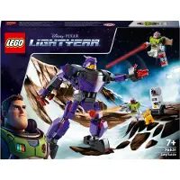 LEGO 76831 Disney och Pixars Buzz Lightyear Slaget vid Zurg, med robotminifigur, för åldrarna 7 och uppåt